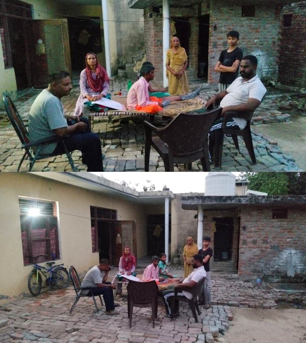 18 महीनों से बिस्तर पर जिंदगी काट रहे मदन लाल इलाज और सहारा पेंशन के लिए परिवार दरदर भटकने को मजबूर